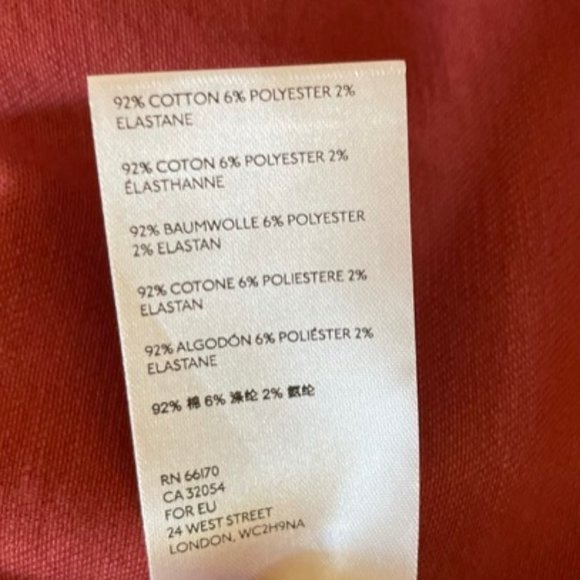 Free People Raw Hems High Rise Skinny Jeans Red 24 - Picture 9 of 10